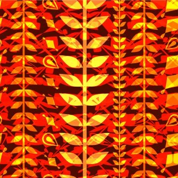 Seamless pattern with wheat Stock Illustration