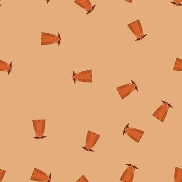 Seamless pattern wheat mill farm cartoon vector 스톡 일러스트