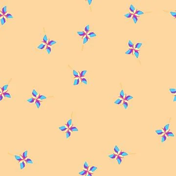 Seamless pattern wheel pinwheel toy cartoon vector Stock Illustration