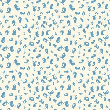 Seamless pattern with whimsical grunge strokes Illustrazione stock