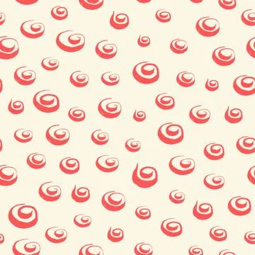 Seamless pattern with whimsical grunge strokes Stock Illustration