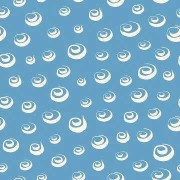 Seamless pattern with whimsical grunge strokes Stock Illustration