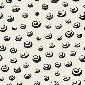 Seamless pattern with whimsical grunge strokes Stock Illustration