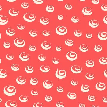 Seamless pattern with whimsical grunge strokes Stock Illustration