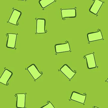 Seamless pattern whisper comic speech bubble cartoon vector イラスト素材