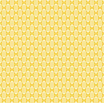 Seamless Pattern with White and Yellow ramen. Sea Waves Texture. Noodle and Illustrazione stock