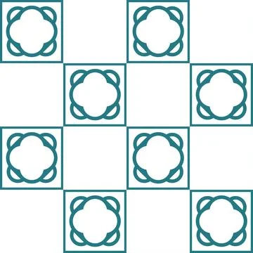 Seamless pattern on white background, floral pattern for textile, flat design Stock Illustration