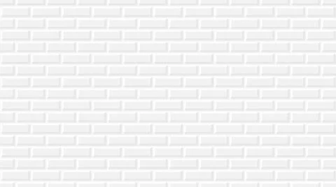 Seamless pattern of white bricks. Brick wall vector texture. Stock Illustration