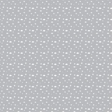 Seamless pattern, white clouds and stars on a gray background. Stock Illustration