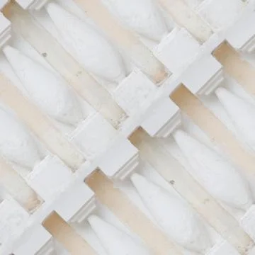 Seamless pattern of white concrete pillars Stock Photos