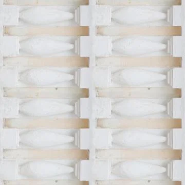 Seamless pattern of white concrete pillars Stock Photos