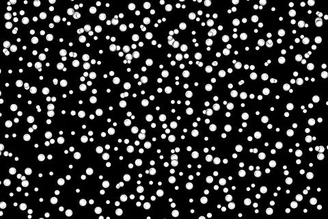 Seamless pattern of white dots on a black background Illustrazione stock