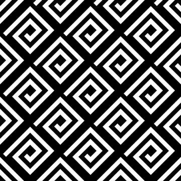 Seamless pattern with white geometric forms 7407 Stock Illustration