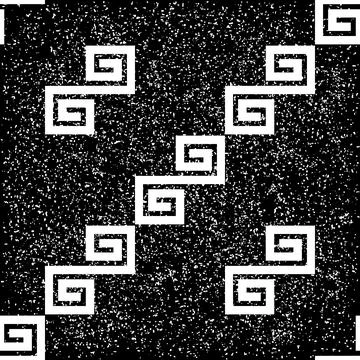 Seamless pattern with white geometric forms texture 5  8058 Stock Illustration