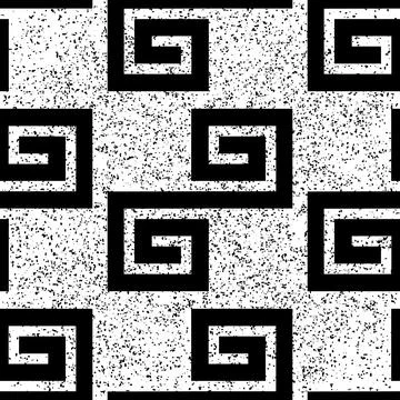 Seamless pattern with white geometric forms texture 2  8153 イラスト素材