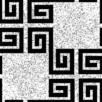 Seamless pattern with white geometric forms texture 7  8158 스톡 일러스트