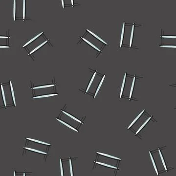 Seamless pattern white glass table cartoon vector Illustrazione stock