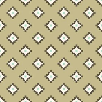Seamless pattern with white kilim Stock Illustration