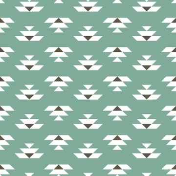 Seamless pattern with white kilim Stock Illustration
