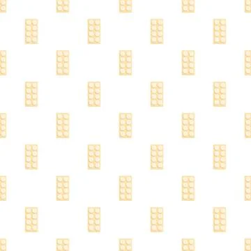 Seamless pattern of white pills in blister packs Stock Illustration
