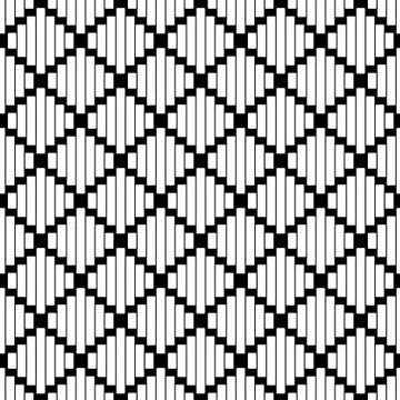 Seamless pattern with white rhombus Stock Illustration