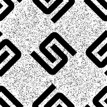 Seamless pattern with white S letter texture 6  8168 Illustrazione stock