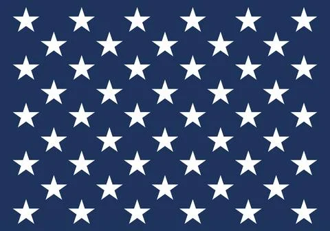 Seamless pattern with white stars on dark blue background 스톡 일러스트