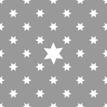 Seamless pattern of white stars. vector illustration Stock Illustration