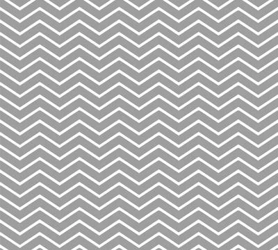 Seamless Pattern with White Zigzag Chevron Stripes on Gray Background Stock Illustration