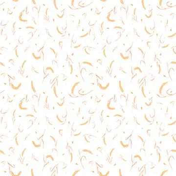 Seamless pattern with whole grain seeds organic, natural ears isolated on white Illustrazione stock