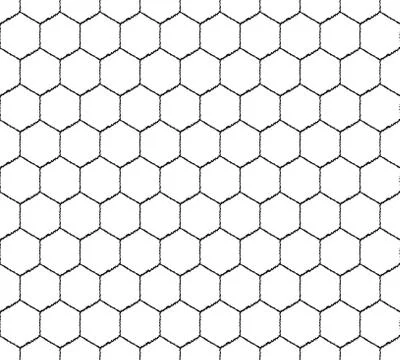 Seamless pattern wicker mesh of hexagons. Abstract mosaic background. Retro d Stock Illustration