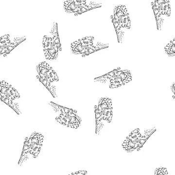 Seamless pattern wind cloud sketch hand drawn イラスト素材