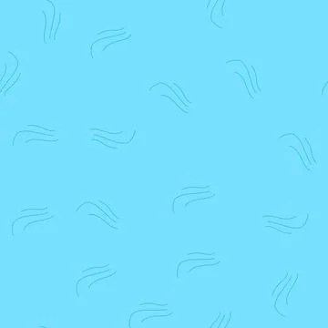 Seamless pattern wind gusts blowing abstract air movement symbol Stock Illustration