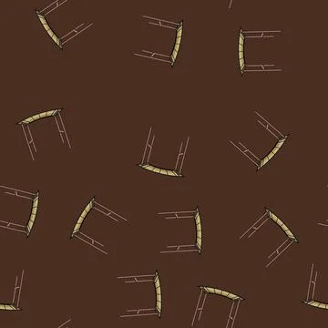 Seamless pattern window pergola patio cartoon vector イラスト素材