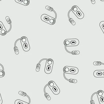 Seamless pattern Window restrictor securing children and home protection Illustrazione stock