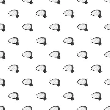 Seamless pattern with wing mirrors on white background Stock Illustration
