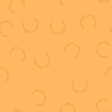 Seamless pattern winner gold laurel cartoon vector Stock Illustration