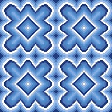 Seamless pattern with winter motif Stock Illustration