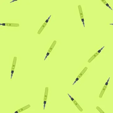 Seamless pattern wire soldering iron cartoon vector イラスト素材