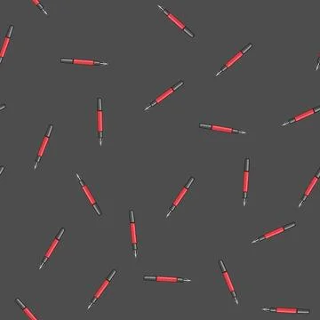 Seamless pattern wire soldering iron cartoon vector Stockillustratie