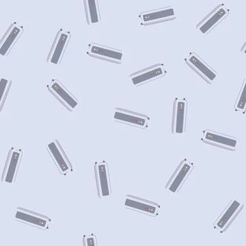 Seamless pattern wireless dsl modem cartoon vector Stock Illustration
