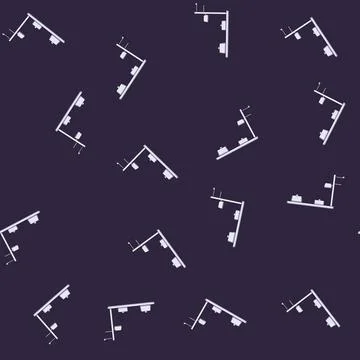 Seamless pattern wireless multi device charging station cartoon vector Stockillustratie