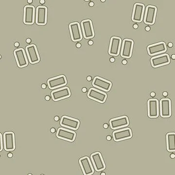 Seamless pattern woman boho earrings cartoon vector 库存插图