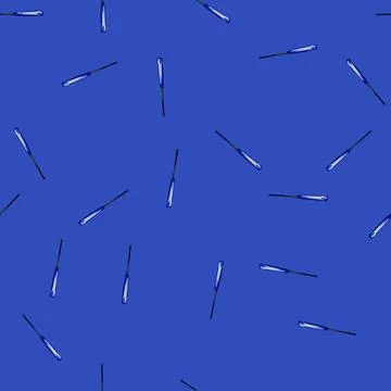 Seamless pattern wood bat baseball cartoon vector Stockillustratie