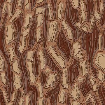 Seamless pattern wood texture illustration Stock Illustration