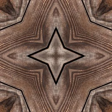 Seamless pattern of wood texture. Natural wood texture. Brown wooden mosaic Stock Illustration