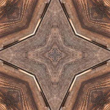 Seamless pattern of wood texture. Natural wood texture. Brown wooden mosaic Illustrazione stock