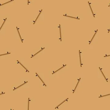 Seamless pattern Wooden floating shelf displaying empty space design Stock Illustration