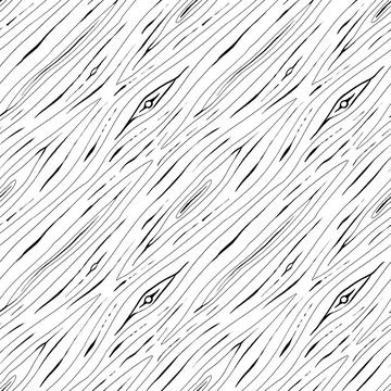 Seamless pattern of wooden lines on a white background Stock Illustration