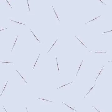 Seamless pattern woodwind flute cartoon vector Illustrazione stock